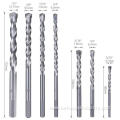 Masonry Drill Bit Set with Sandblasting Surface Treatment